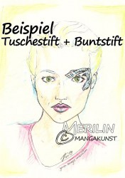 mangakunst_A6_Portrait_buntstift